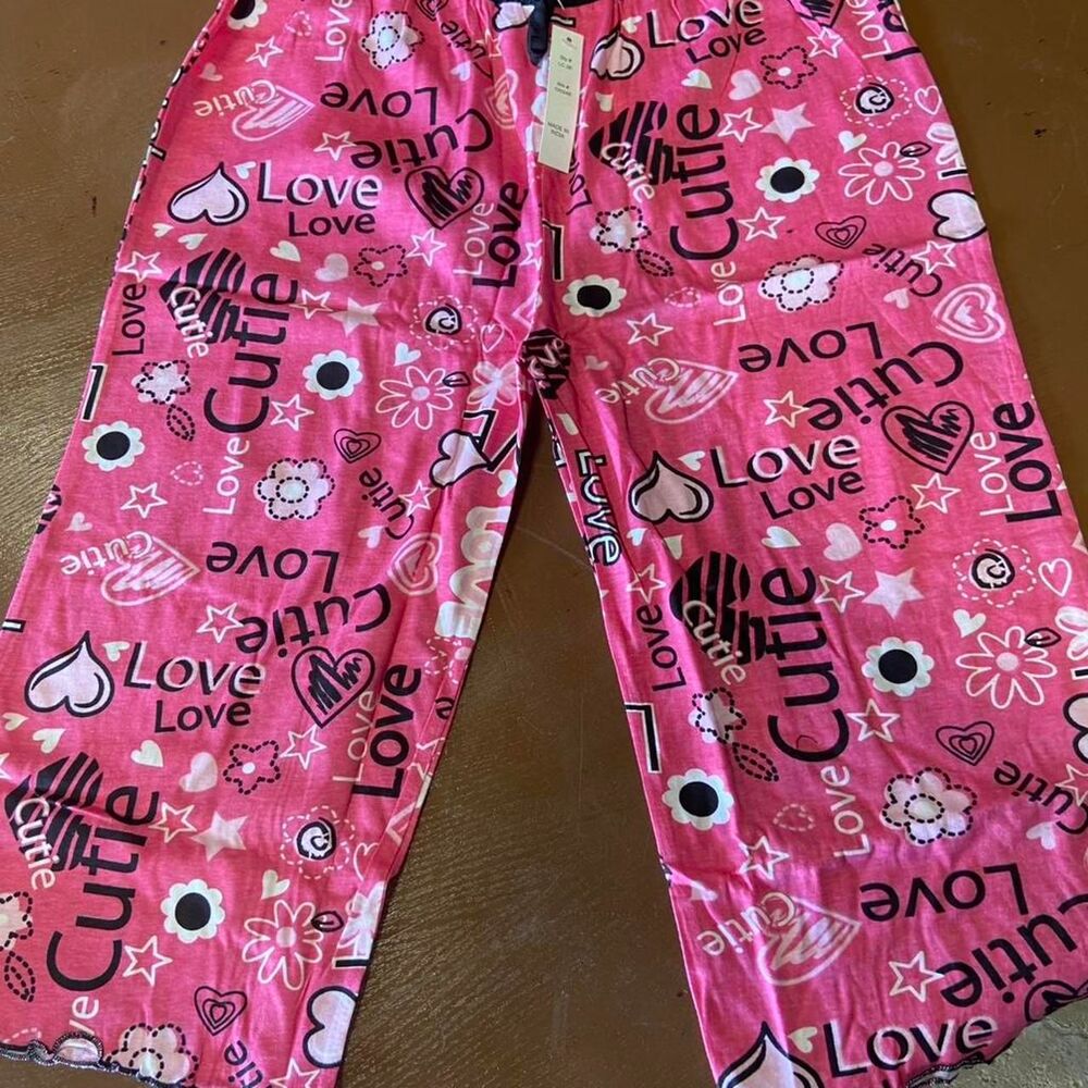 Simex love print pajamas